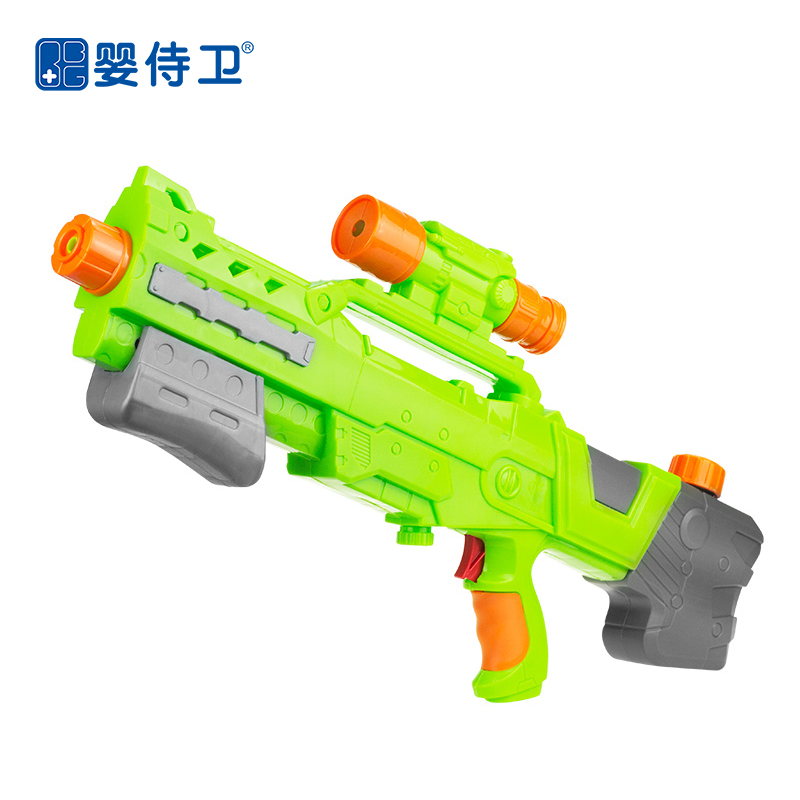 婴侍卫 大号抽拉式水枪戏水玩具（白色） 528
