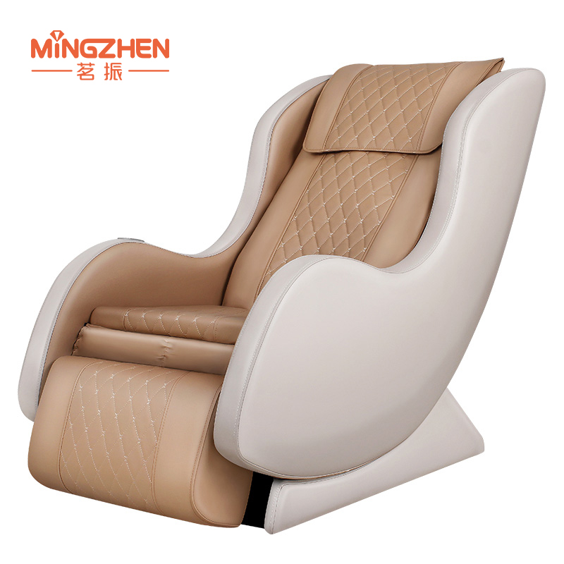 茗振家用全自动多功能全身按摩椅 MZ-128Z 米白+卡其色【送货上门】