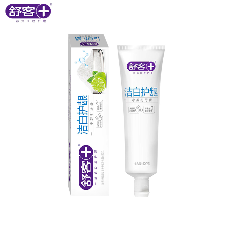 舒客小苏打牙膏（洁白细护）120g