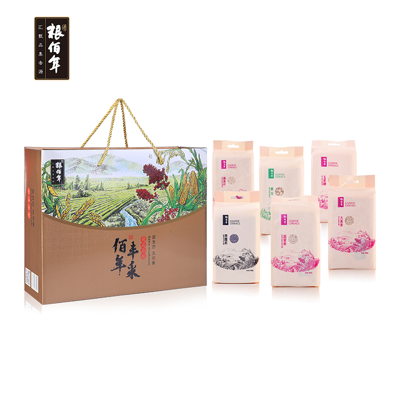 粮佰年五谷杂粮2145g八宝粥大礼包礼盒装