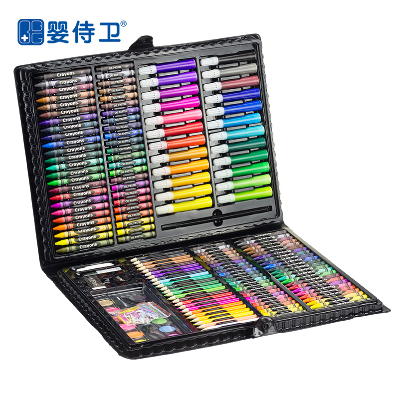 婴侍卫 儿童绘画套装188PCS （颜色随机）A199540